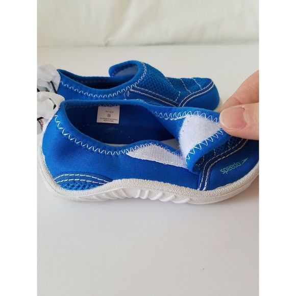 NWT SPEEDO Water Shoes Slip On Toddler Boys Shoes Blue Size Small 5-6 - Picture 4 of 7